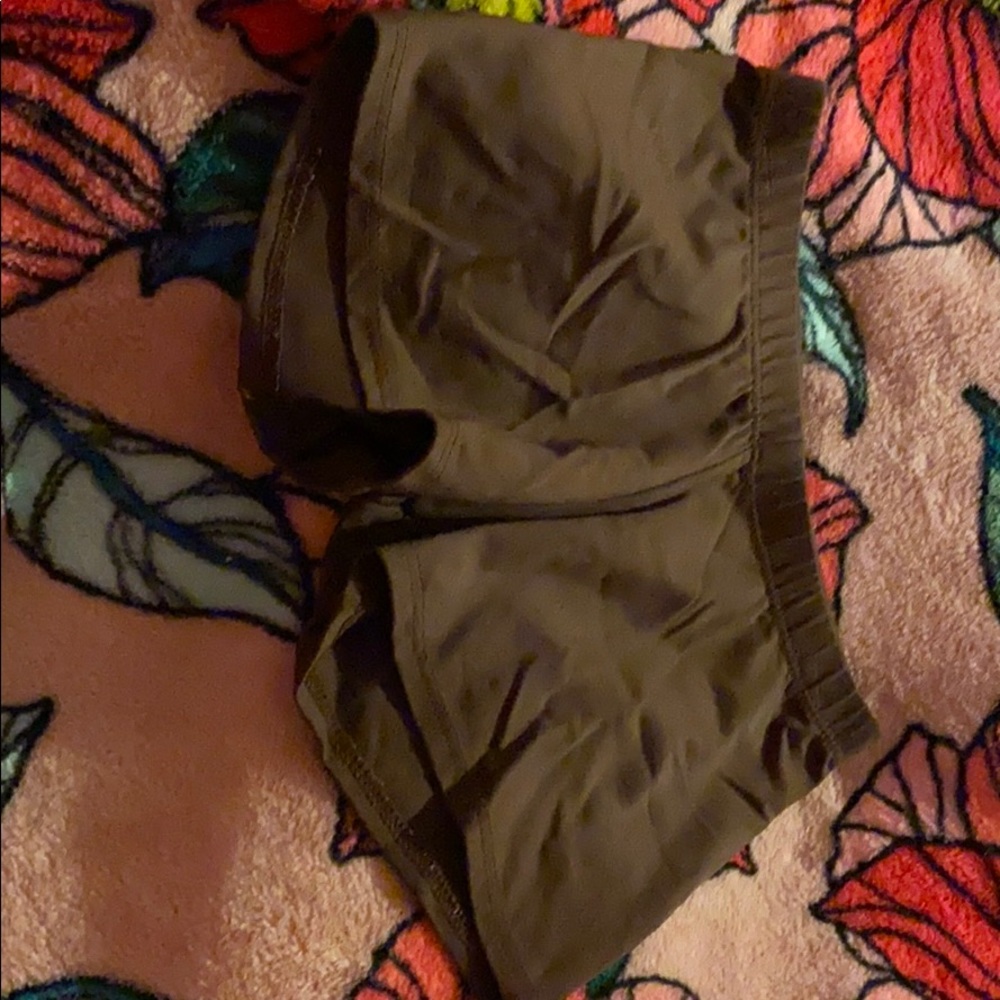 Brown booty shorts